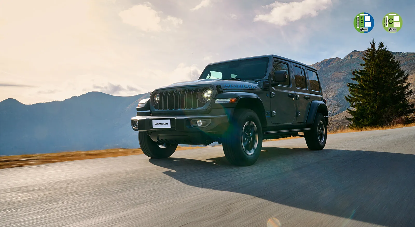 Frontal del Jeep Wrangler
