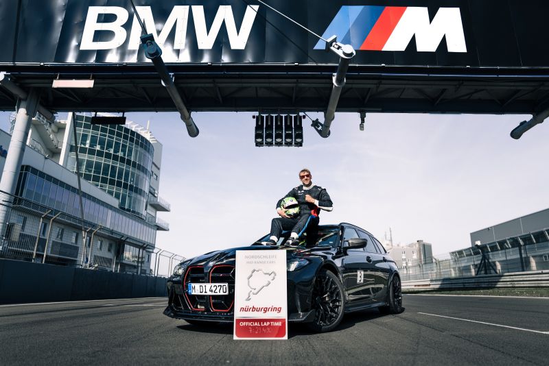 El nuevo BMW M3 CS Touring firma el récord del familiar más rápido en Nürburgring
