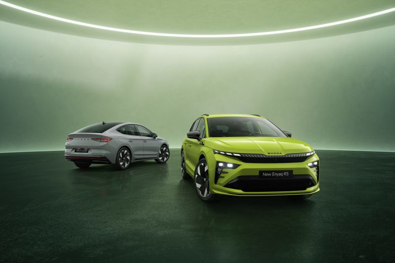 Škoda lanza los nuevos Enyaq RS y Enyaq Coupé RS: velocidad, eficiencia y tecnología en clave eléctrica