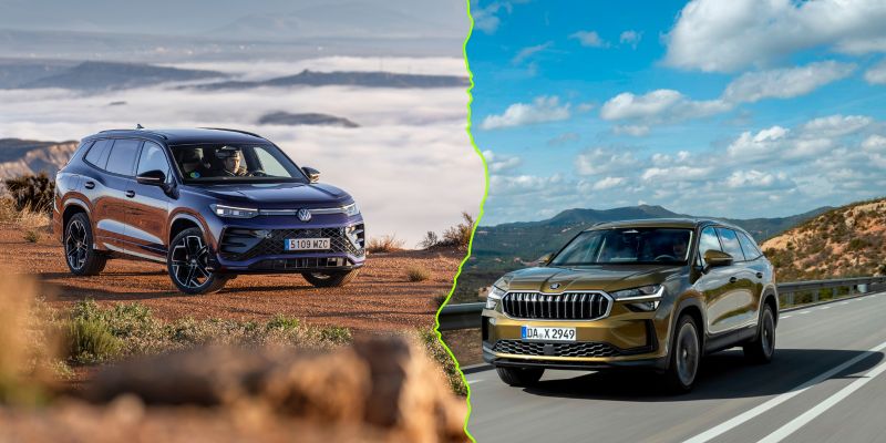  Volkswagen Tayron vs Škoda Kodiaq: ¿cuál es el mejor SUV familiar de 2025?
