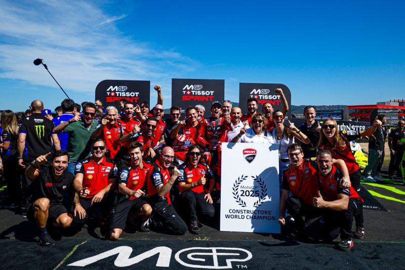 Ducati logra su sexto título consecutivo de Constructores en MotoGP