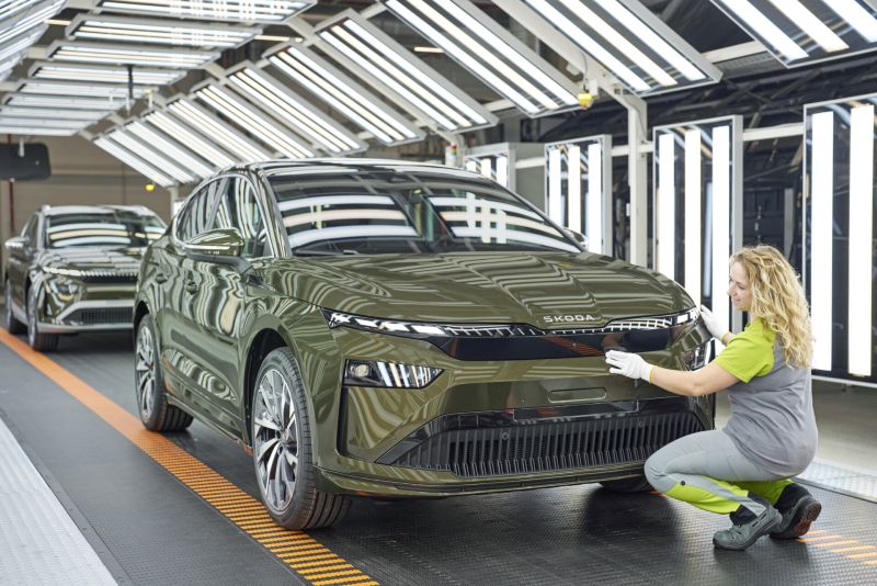 Škoda inicia la producción del nuevo Enyaq, su SUV eléctrico de última generación
