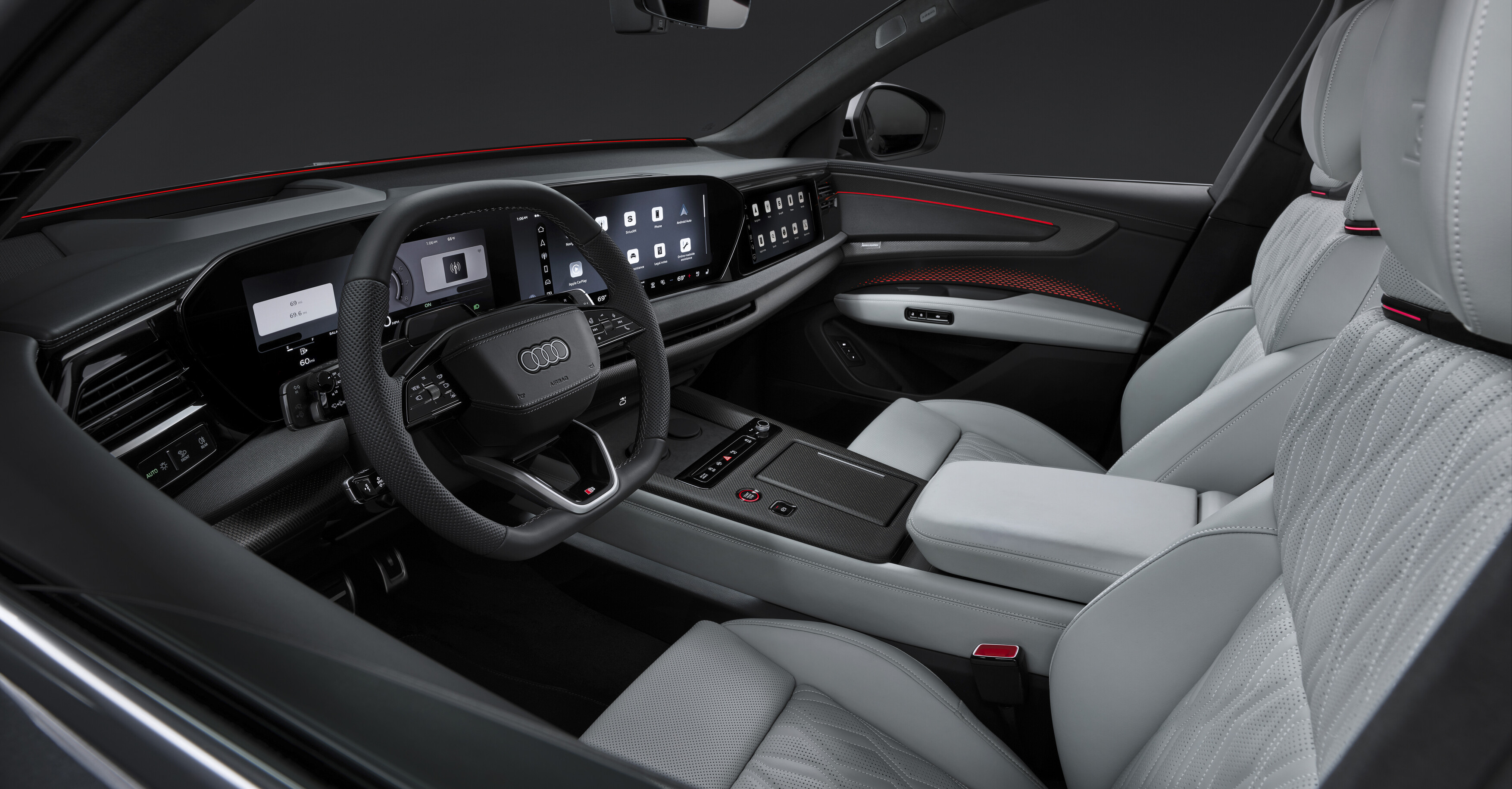 Audi adelanta el interior del nuevo Q9: lujo, espacio y tecnología para su SUV más grande