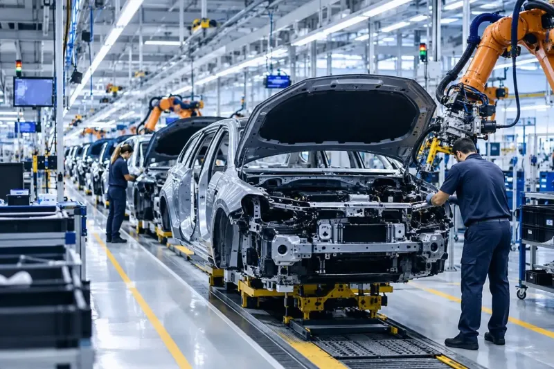 España pisa el acelerador eléctrico: la producción de coches 100% eléctricos se dispara un 153%