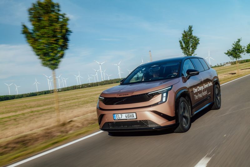 Škoda Peaq eléctrico logra 936 kilómetros sin recargar y marca un récord entre los SUV de siete plazas