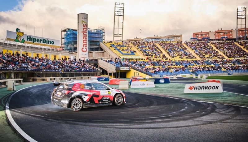 Takamoto Katsuta asalta el liderato en el histórico debut del WRC Rally Islas Canarias 2026